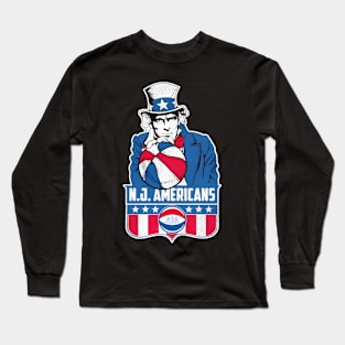 New Jersey Americans Basketball Long Sleeve T-Shirt